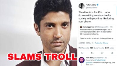 Do something constructive for society: Farhan Akhtar slams troll questioning his eligibility for Covid-19 vaccination ‘drive in’ facility