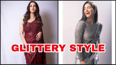 Drape A Glitter Saree Like Rukmini Maitra And Slay The Style Game