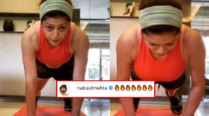 Drashti Dhami shares hot workout video, Nakuul Mehta feels the heat