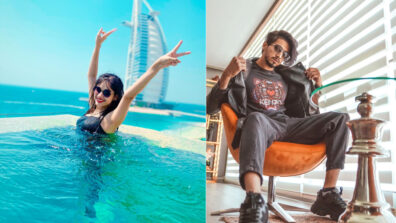 Dubai masti: Jannat Zubair Rahmani takes a dip in the pool, Mr Faisu turns a don