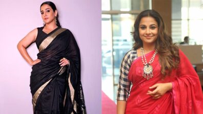 Easy And Comfortable Sarees To Steal From Vidya Balan For Your Everyday Work