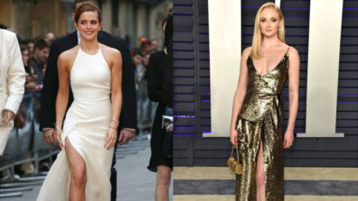 Emma Watson Vs Sophie Turner: Which Gorgeous Lady Rocked The High Slit Look?