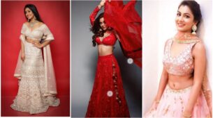 Ethereal bridal looks: Shraddha Arya, Sriti Jha, Shivangi Joshi: Who looks immensely beautiful in lehenga?