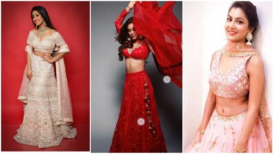 Ethereal bridal looks: Shraddha Arya, Sriti Jha, Shivangi Joshi: Who looks immensely beautiful in lehenga?