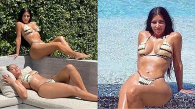 Exotic Looks: Kim Kardashian And Lala Twinning In Bikini, Fans Can’t Stop Crushing