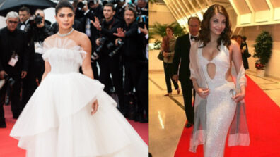 [Fashion Face-off] Priyanka Chopra Vs Aishwarya Rai: Whose embellished white gown look at Cannes won hearts?