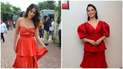 Fashion Faceoff- Tamannaah Bhatia Vs Kareena Kapoor: Which Diva’s Red Dress Will You Steal For Your Date Night?