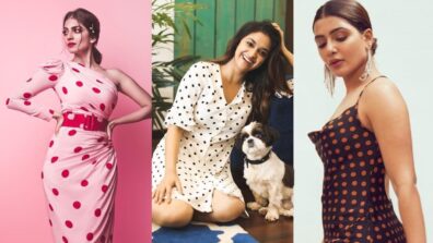 Fashion Photos: Keerthy Suresh, Malavika Mohanan, Samantha Akkineni In Casual Polka-Dotted Maxi Outfit