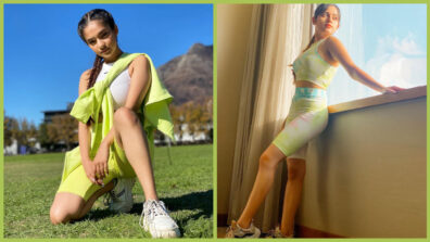 Fit & Stylish: Anushka Sen & Jannat Zubair pose hot in neon gym wear, fans love it