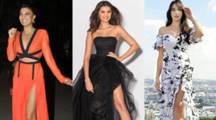 Flaunt your hot legs in a high slit gown like Jacqueline Fernandez, Tara Sutaria and Nora Fatehi