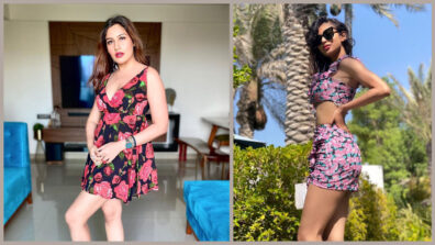 Flower beauties: Surbhi Chandna & Mouni Roy look resplendent in multi-coloured floral outfits, fans can’t stop crushing