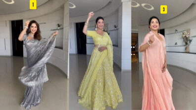 From Saree to Lehenga & Sharara Suit: Madhuri Dixit’s hot transformation caught on camera