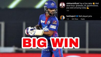 Gabbar Sher: Shikhar Dhawan shares happy post after big win last night in IPL 2021, Harbhajan Singh says ‘well played Jatta’