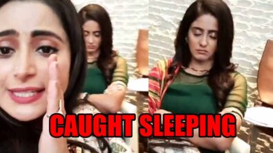 Ghum Hai Kisikey Pyaar Meiin actress Aishwarya Sharma catches co-star Ayesha Singh sleeping on sets