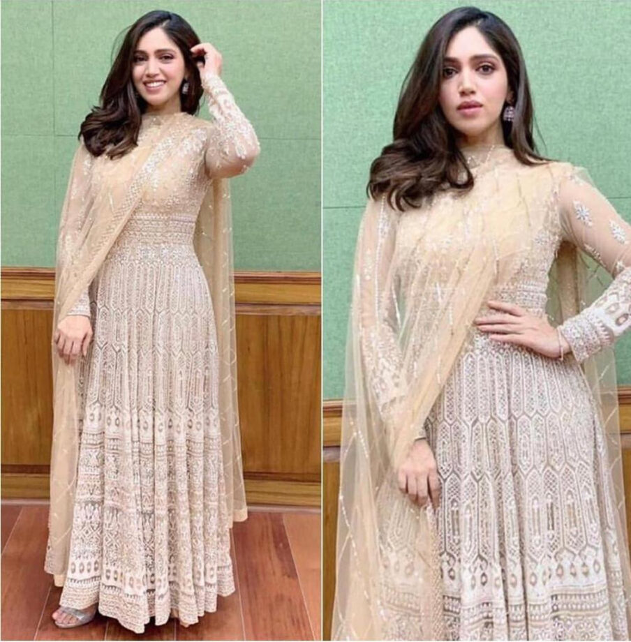 Glam Up Your Style Quotient With Super Glistening Looks Of Bhumi Pednekar In Ethnic Wear Collection - 1