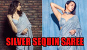 [Glimmer In Glitter] Rakul Preet Vs Surveen Chawla: Who Rocked The Silver Glitter Saree? Vote Here