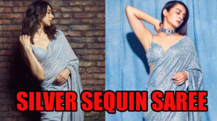 [Glimmer In Glitter] Rakul Preet Vs Surveen Chawla: Who Rocked The Silver Glitter Saree? Vote Here