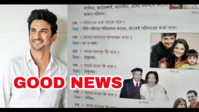 Good News: Sushant Singh Rajput & Ankita Lokhande’s picture from Pavitra Rishta featured in Bengali school textbook, fans love it