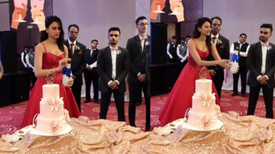 Grand Birthday Celebration: Kasautii diva Erica Fernandes opens an expensive foreign champagne bottle at her private party, video goes viral