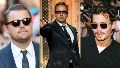 Handsome Hunks: Leonardo DiCaprio, Johnny Depp, Robert Downey Jr.: Hollywood Actors Looking Stunning In Suit With Shades