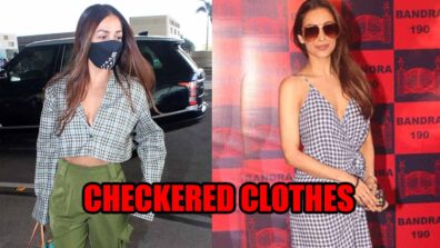 Have Those Checkered Clothes In Your Wardrobe: Style Them With Malaika Arora