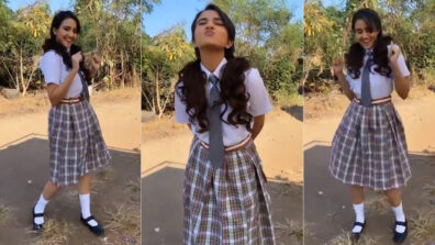 Haye Rama: Ashi Singh dances like a barbie doll in her old school uniform on Asha Bhonsle’s famous song, see video now