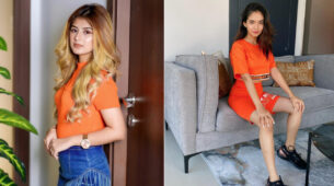[Hot Babes] Slay the ‘orange vibe’ like Arishfa Khan & Anushka Sen to get the perfect ‘monotone outfit’ look