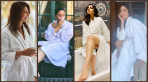[Hot Bathroom Diaries] Priyanka Chopra, Janhvi Kapoor, Bhumi Pednekar & Alia Bhatt’s casual white shower gown looks are real royalty vibes