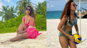Hot Beach Babe: Hina Khan Vs Surbhi Jyoti: Who’s your favourite ‘water baby’? Vote now