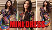 Hot Dance Queen: Nora Fatehi Made Statement In Colourful Mini Dress And Looked Ultra Stylish