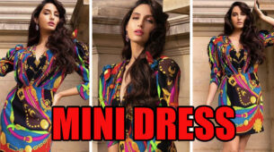 Hot Dance Queen: Nora Fatehi Made Statement In Colourful Mini Dress And Looked Ultra Stylish