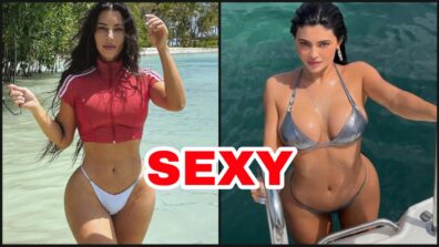 [Hot Photos Compiled]: Kim Kardashian & Kylie Jenner ‘burn the gram’ with their hot bikini moments, fans feel the heat