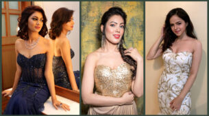 [Hotness Alert] Munmun Dutta, Sriti Jha & Palak Sindhwani’s smoking hot off-shoulder shimmery gown looks will make you go bananas