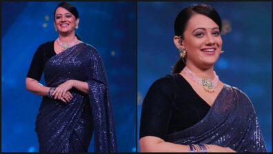 Hotness Alert: This Look Of Spruha Joshi In A Sequin Saree Will Blow Your Mind? Isn’t She Pretty? Yay Or Nay?