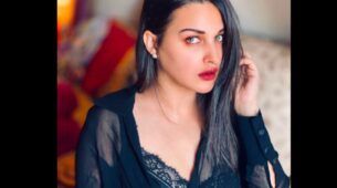 [Hottie Himanshi] Himanshi Khurana Burned The Internet With Her Black Hot Lingerie Look: Pictures Here