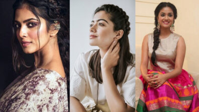 In love with the braided long hairstyle? Take grooming tips from Malavika Mohanan, Rashmika Mandanna & Keerthy Suresh