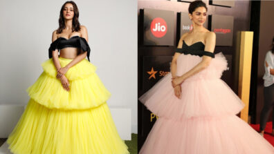 In love with the trendy tulle-loaded tier outfit? Take style inspiration from Ananya Panday & Deepika Padukone