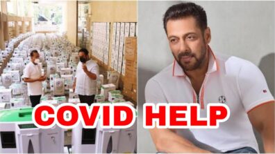 India Against Covid-19: Salman Khan shares picture of 500 oxygen concentrators to be given for free