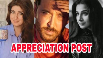 India Against Covid-19: Twinkle Khanna gives shoutout to Hrithik Roshan & Vidya Balan for their big contribution