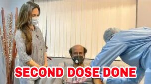 India Against Coronavirus: ‘Thalaiva’ Rajinikanth gets his second dose of Covid-19 vaccine, see pics