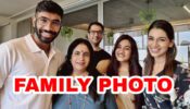 Jasprit Bumrah shares his 'happy family' moment with wife Sanjana Ganesan, Shikhar Dhawan & Dinesh Karthik love it 397143