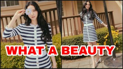 K-Pop’s Hottest Babe: Blackpink’s Jisoo melts internet with her white & blue striped short maxi skirt dress, Blinks love it