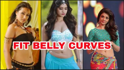 Kajal Aggarwal, Trisha Krishnan & Nabha Natesh’s Hottest Flat Stomach Fit Belly Curve Moments For Gym Inspiration