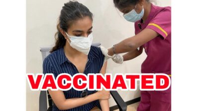 Keerthy Suresh takes first jab of Covid-19 vaccine, photo goes viral