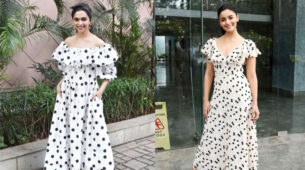 [Killer Smile] Deepika Padukone Vs Alia Bhatt: Which B-Town hottie wore the stylish white dotted dress better? Vote Now