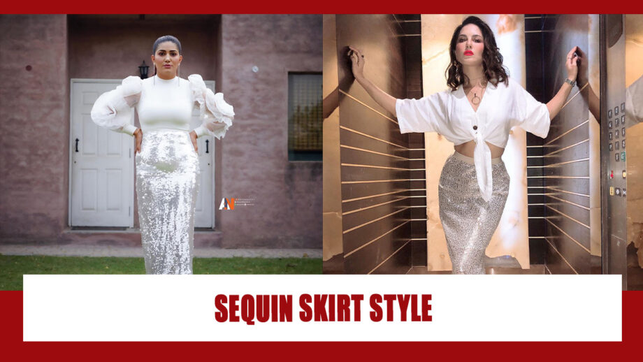 Ladies In Sequin:Who Styled The Sequin Skirt Better? 396660