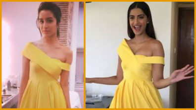 Learn the one-shoulder outfit game from Shraddha Kapoor & Sonam Kapoor to look smoking hot