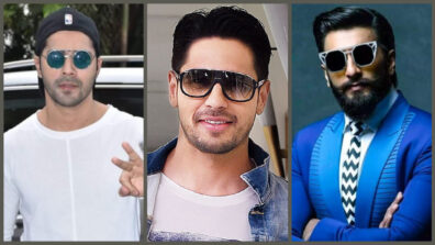 Learn the Whacky Sunglasses Style from Ranveer Singh, Sidharth Malhotra & Varun Dhawan For Perfect Outdoor Moments