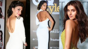 Like the hot backless fashion style? Take off-shoulder outfit style inspirations from Jacqueline Fernandez, Nora Fatehi & Tara Sutaria