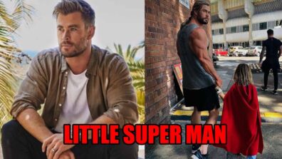 Little Super Man: Chris Hemsworth’s son wants to be a Superman when he grows up